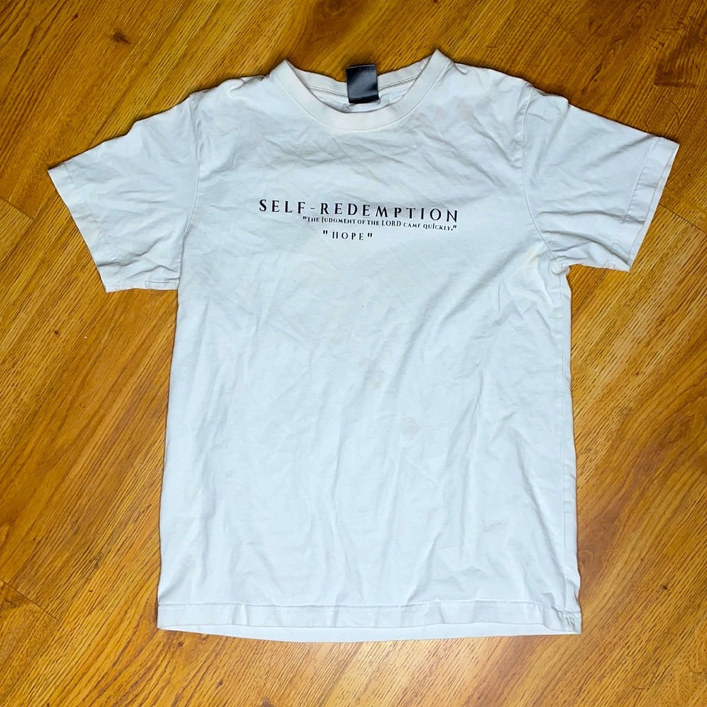 Mens Graphic White Tee
